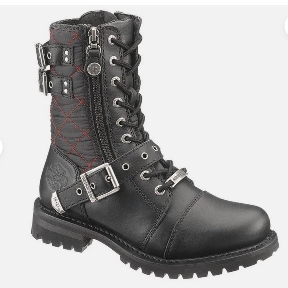 Harley-Davidson® Women's Sienna 7-Inch Motorcycle Boots D87044 Leather Size 7M